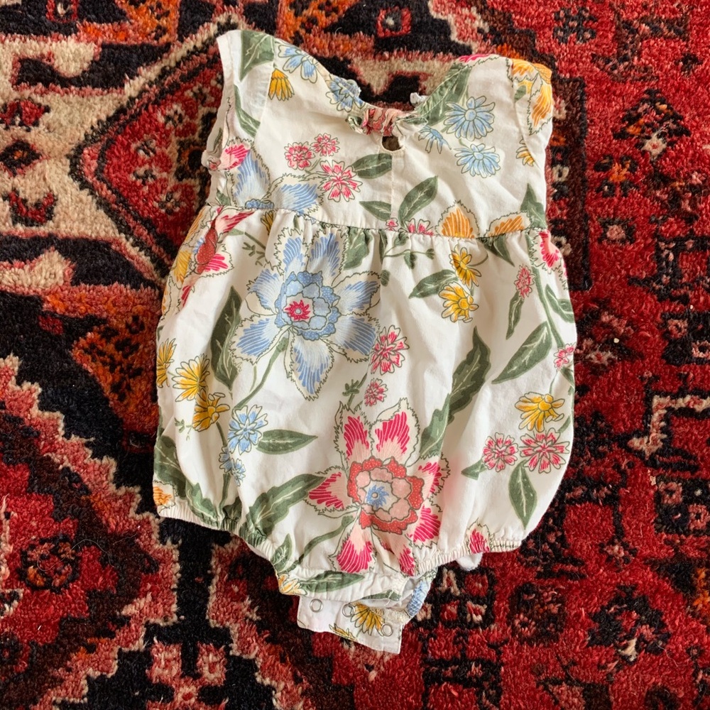 Set of 2 Old navy bubbles floral print